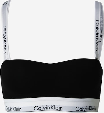 Calvin Klein Underwear Bustier Melltartó - fekete: elől