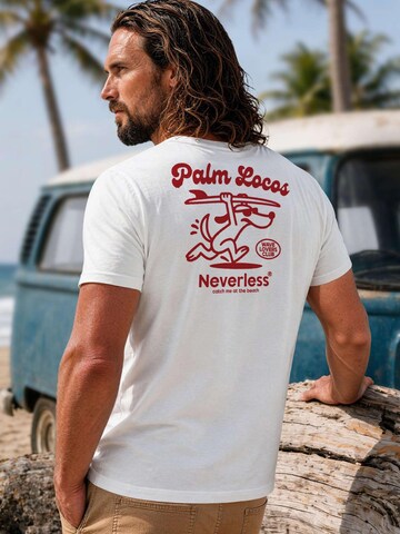 Neverless Shirt 'Palm Locos'‌‌‌‌‌‌‌ in Weiß