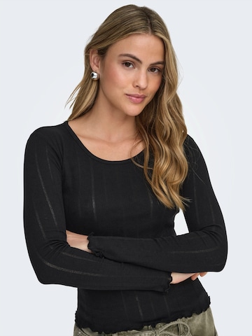 juoda ONLY Marškinėliai 'ONLTENNA'