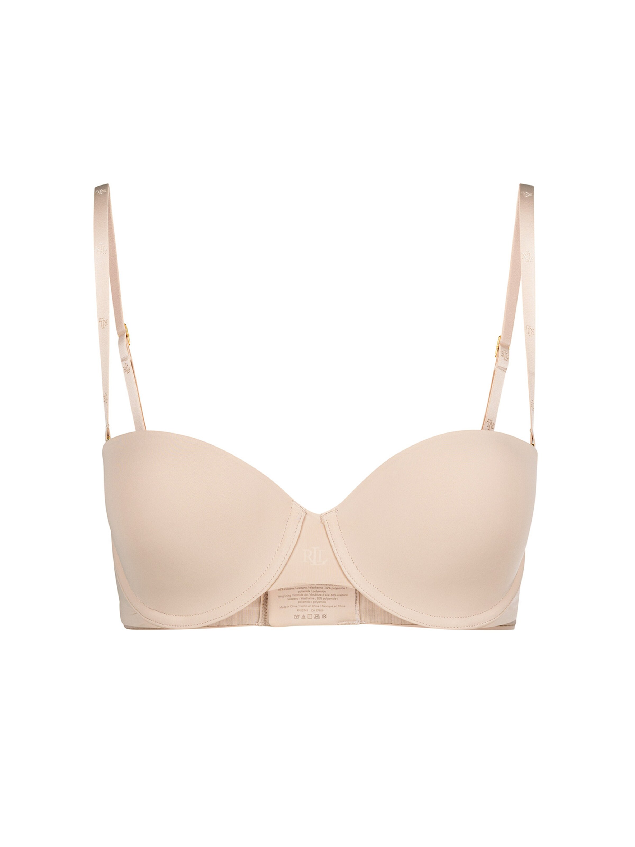 Lauren Ralph Lauren Balconette BH ' Luxe Smoothing ' in Beige: voorkant