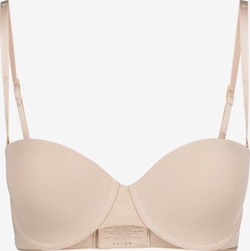 Lauren Ralph Lauren BH ' Luxe Smoothing ' in Beige: voorkant