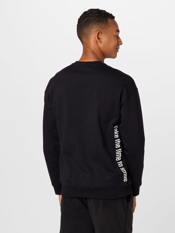 UNITED COLORS OF BENETTON Sweatshirt in Black