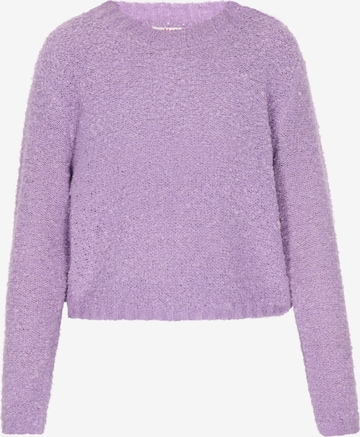 Sweat-shirt MYMO en violet : devant