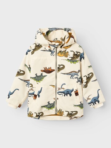 NAME IT Between-Season Jacket 'Max Dino Play' in Grey