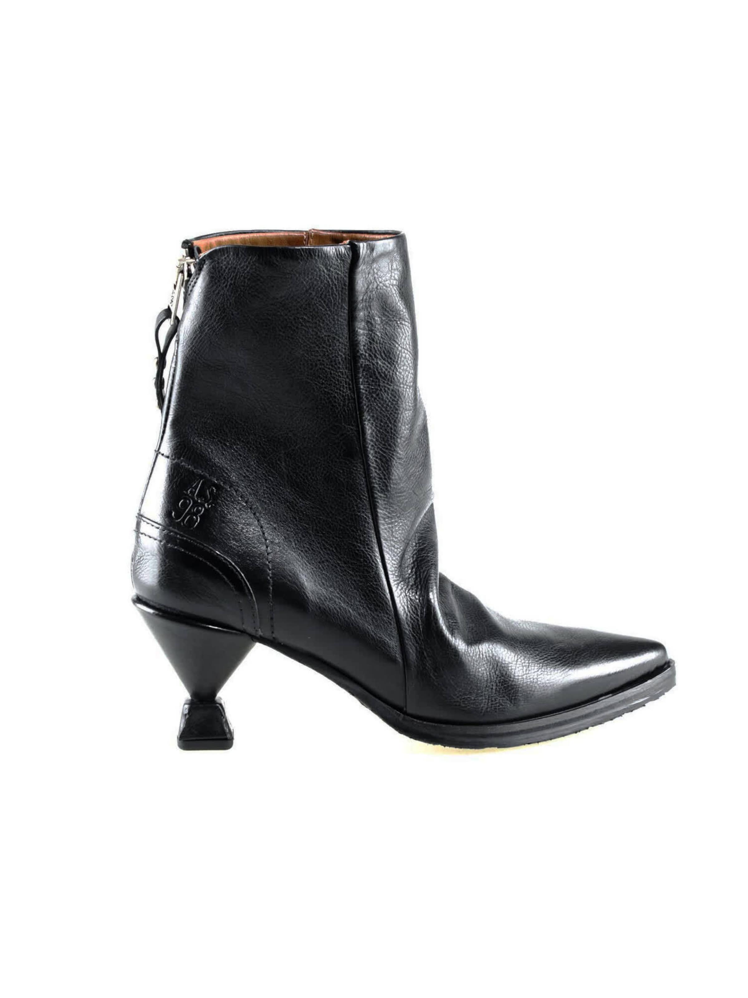Stivaletto di A.S.98 in nero: lato