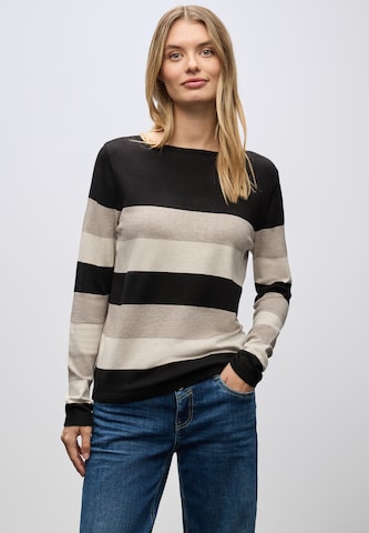 STREET ONE Sweater in Black: front