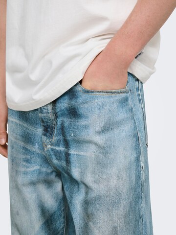 Loosefit Jean 'ONSFade' Only & Sons en bleu