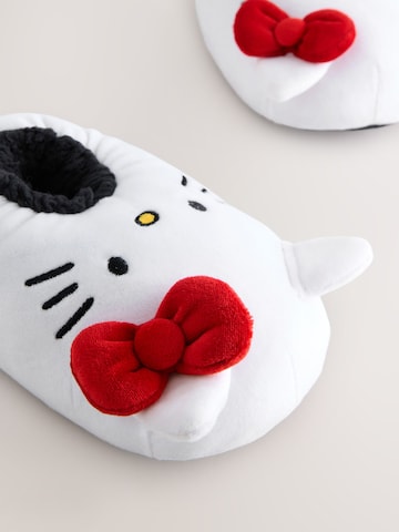 Next Házi cipő 'Hello Kitty' - fehér