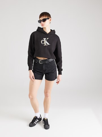 Calvin Klein Jeans Sweatshirt in Schwarz