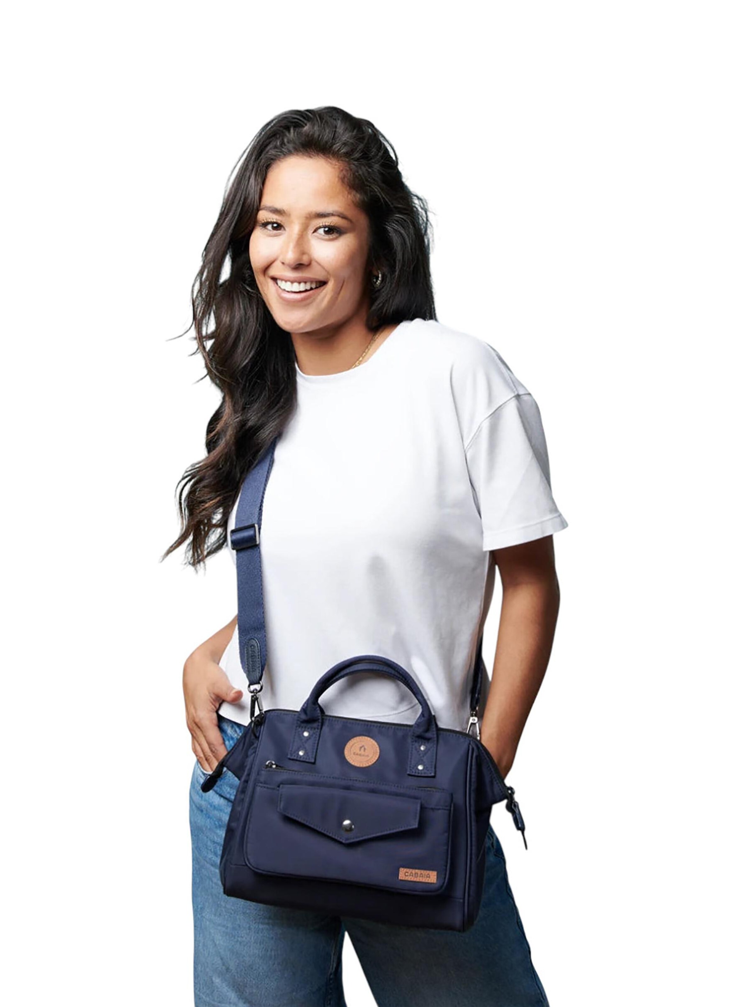 Cabaia Crossbody Bag 'Nara M' in Blue