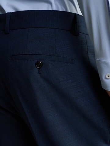 JOOP! Slim fit Pleat-Front Pants 'Bennet' in Blue
