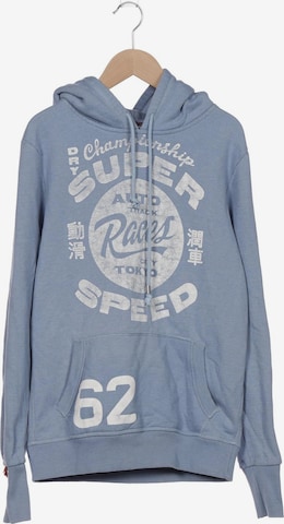 Superdry Kapuzenpullover L in Blau: predná strana