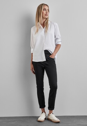 STREET ONE Skinny Jeggings in Schwarz