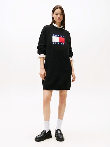 Rochie tricotat de la Tommy Jeans pe negru