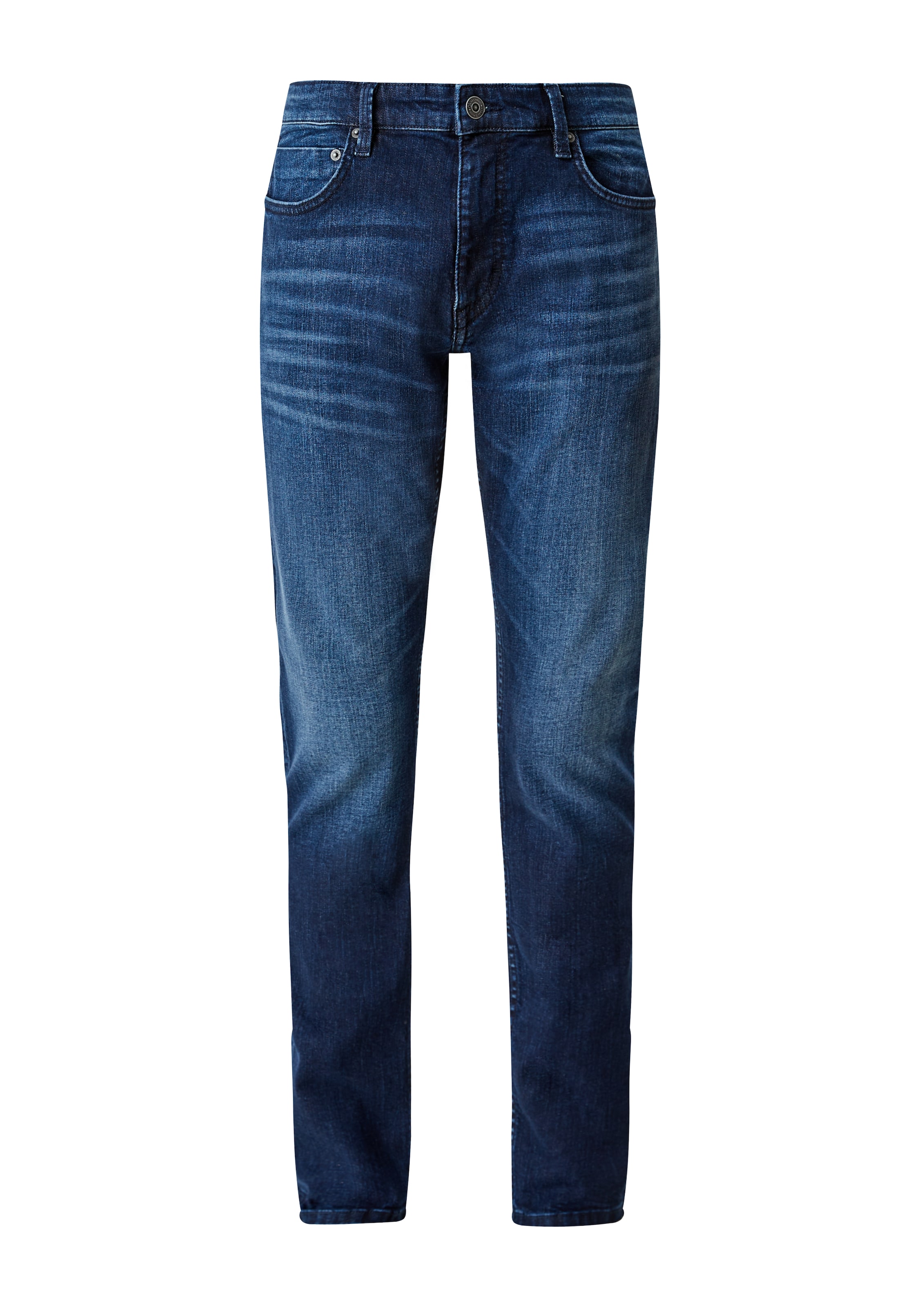 QS Slimfit Farkut värissä sininen: etupuoli