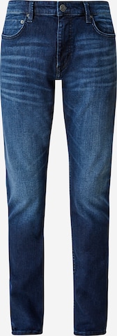 QS Slimfit Jeans in Blauw: voorkant