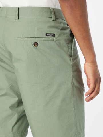 SCOTCH & SODA Regular Pleat-front trousers in Green