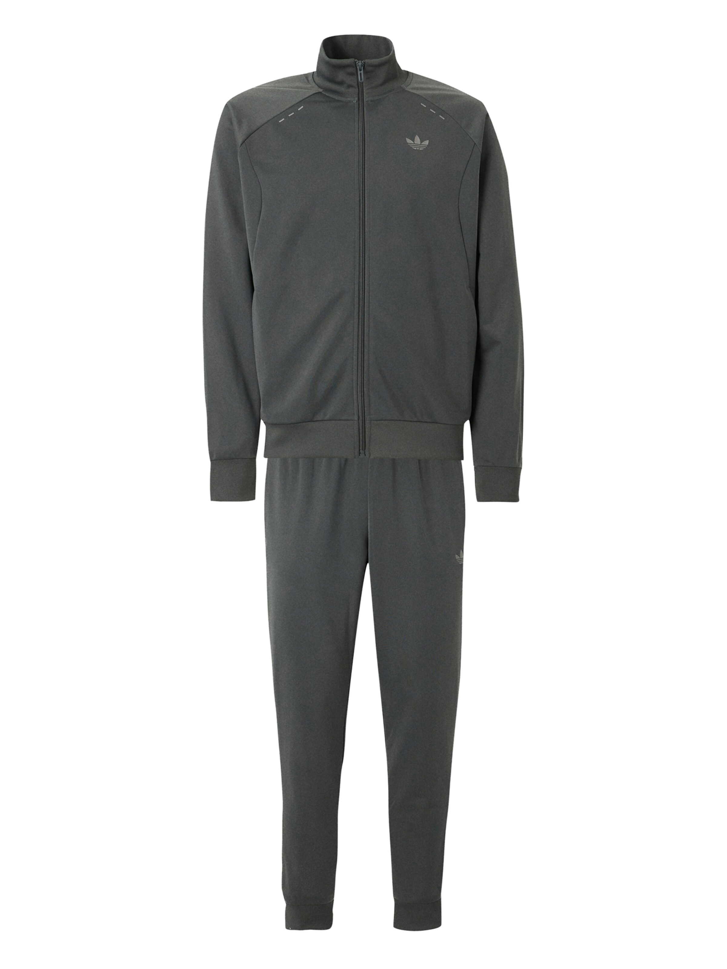 ADIDAS ORIGINALS Joggingdragt 'TECH ESS' i grå: forside