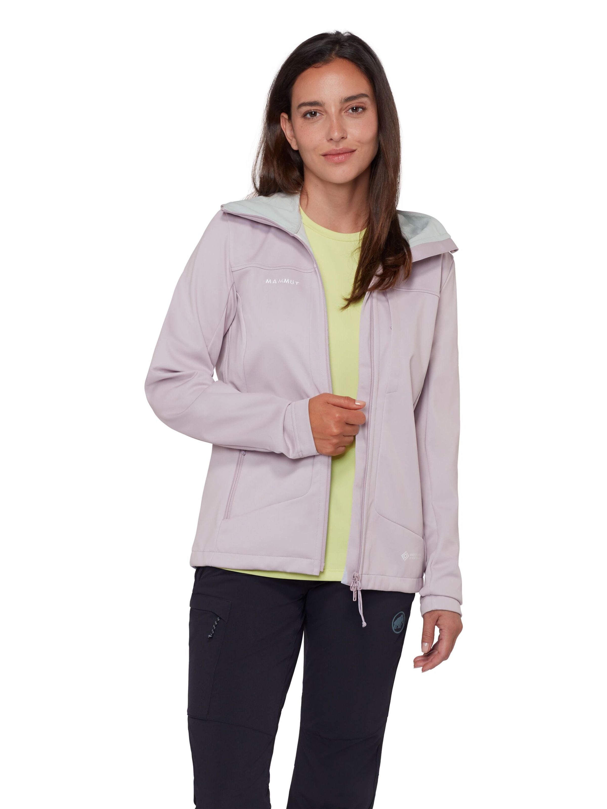 MAMMUT Outdoorjacke in Lila: Vorderseite