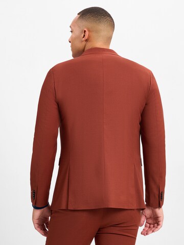 Finshley & Harding London Slim fit Colbert ' Brixdon ' in Bruin