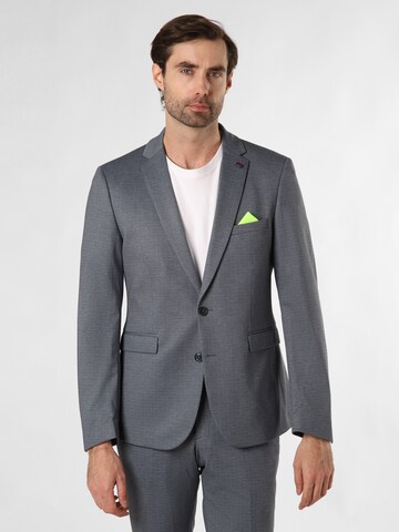 Coupe slim Veste de costume 'Brixdon' Finshley & Harding London en bleu : devant