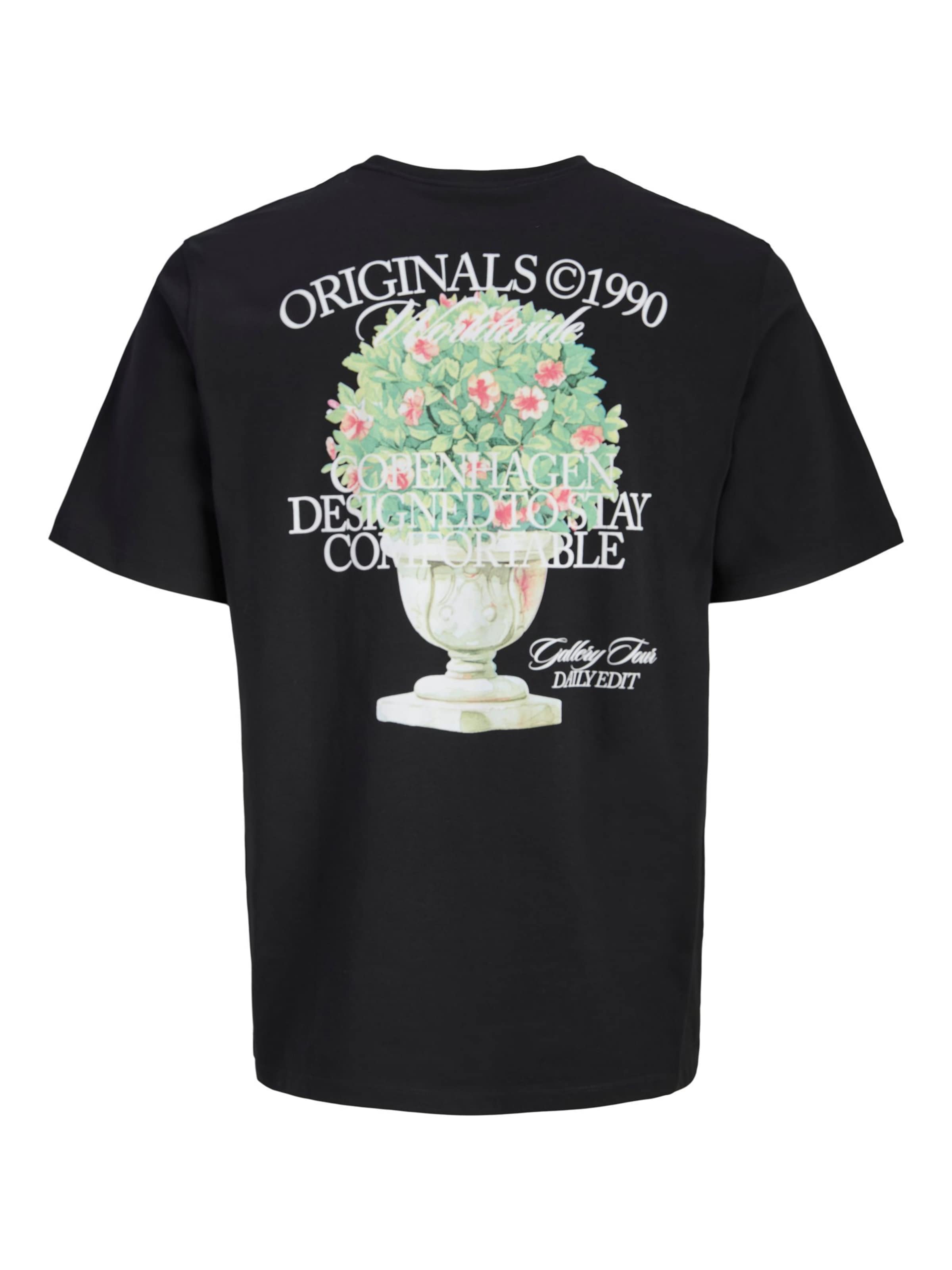 JACK & JONES Shirt in Zwart: voorkant