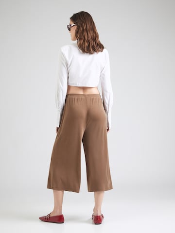 ABOUT YOU Wide leg Trousers 'Sana' in Beige