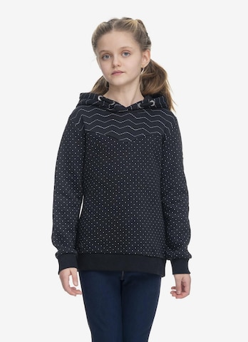 Ragwear Sweatshirt 'Kristla' in Black: front