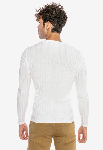 Redbridge Sweater 'Broken Arrow' in White