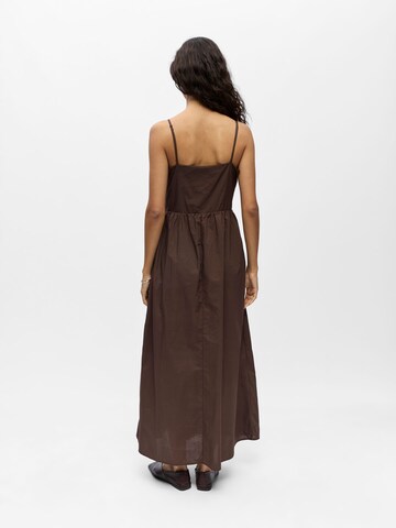 OBJECT - Vestido en marrón