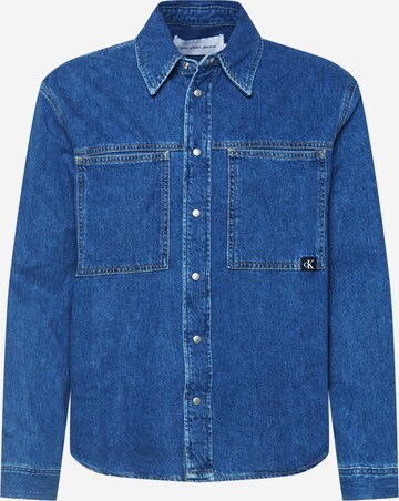 Calvin Klein Jeans - Camisa en azul: frente