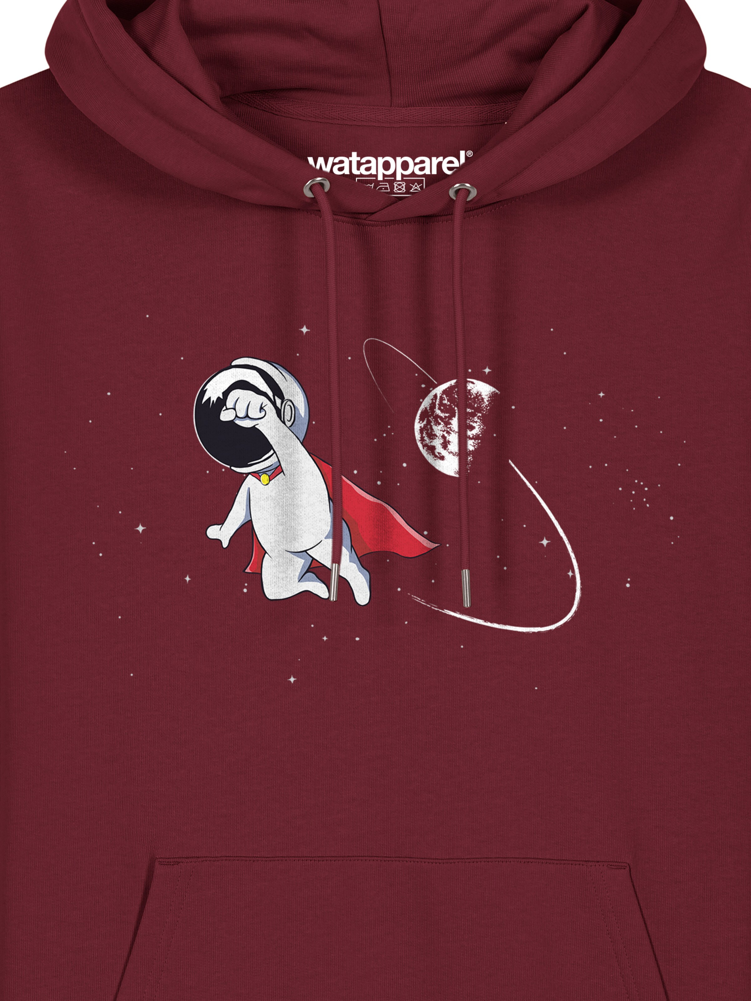Felpa ' Superastronaut ' di Watapparel in rosso