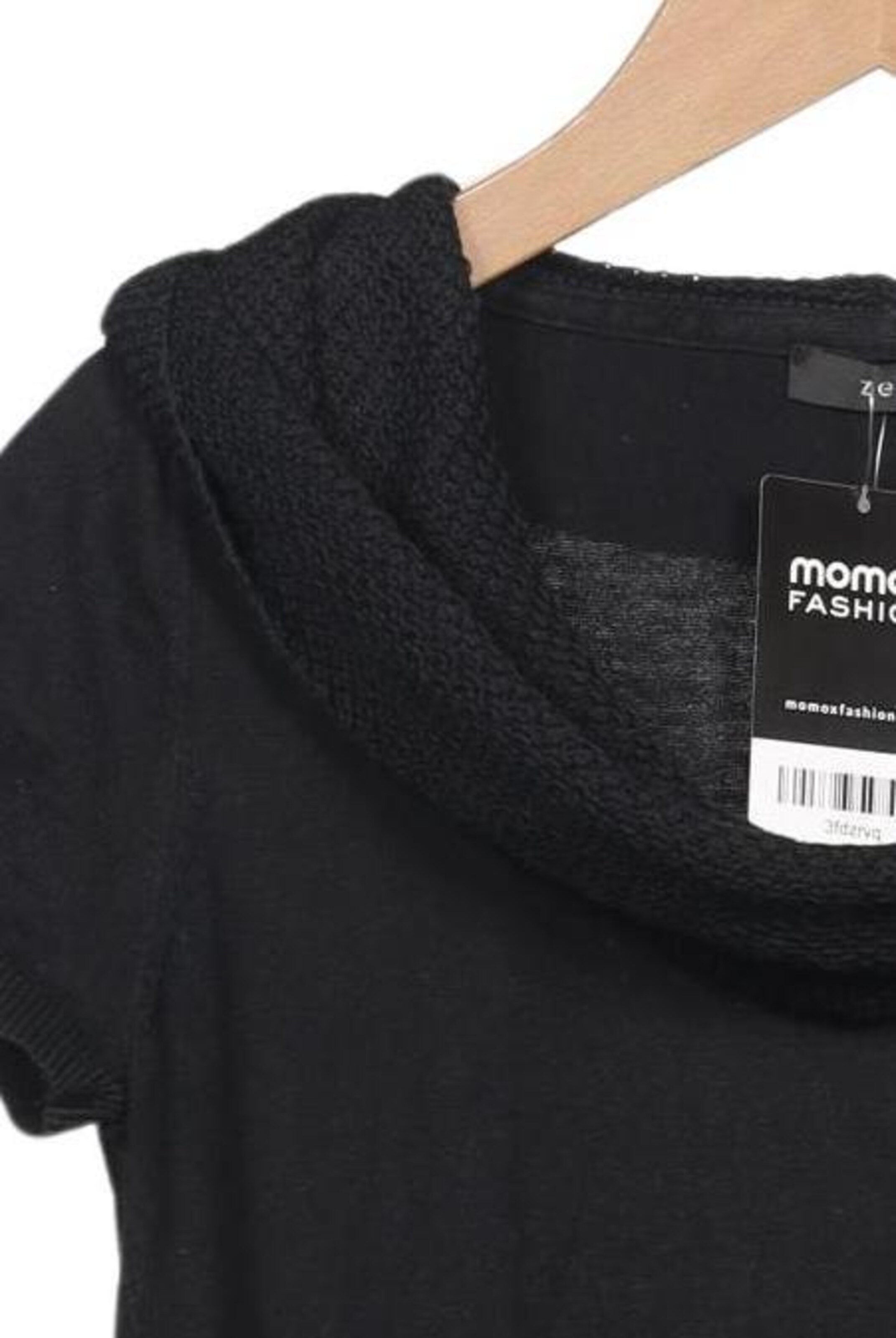 zero Pullover S in Schwarz