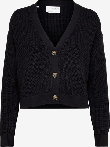 SELECTED FEMME Knit Cardigan 'SINNA' in Black: front