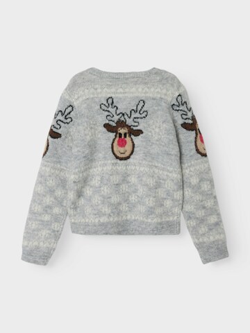 NAME IT Sweater 'NKFRIHYGGE' in Grey
