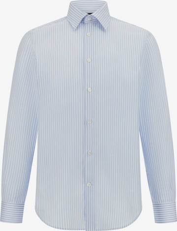 Boggi Milano Regularny krój Koszula w kolorze niebieski: przód