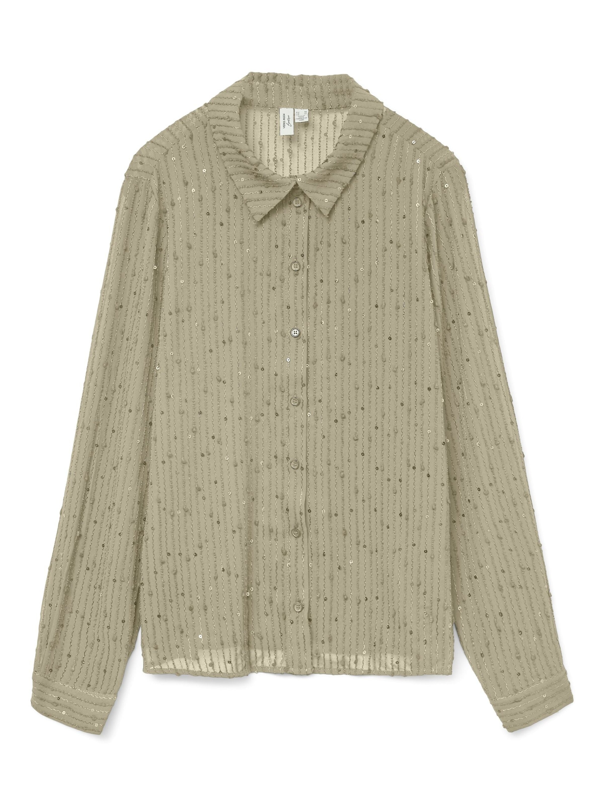 Camicia da donna '10332551' di VERO MODA in beige: frontale