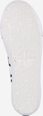balts Calvin Klein Jeans Augstie brīvā laika apavi