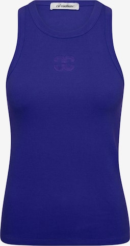 co'couture Top 'Sahara' in Blau: Vorderseite
