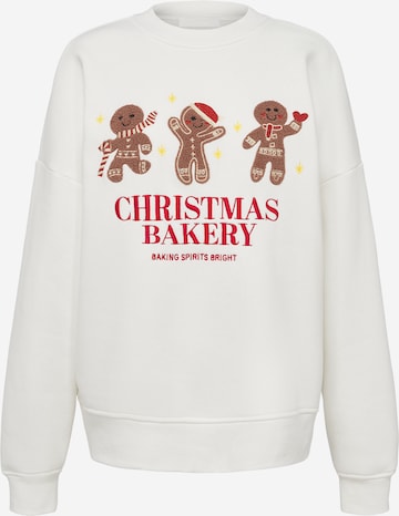 LeGer by Lena Gercke Collegepaita 'Daphne' värissä valkoinen: etupuoli