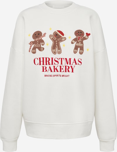 Megztinis be užsegimo 'Daphne' iš LeGer by Lena Gercke, spalva – smėlio spalva / šviesiai ruda / raudona / balta, Prekių apžvalga