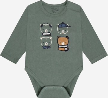 Tutina / body per bambino 'Buster' di Hust & Claire in verde: frontale