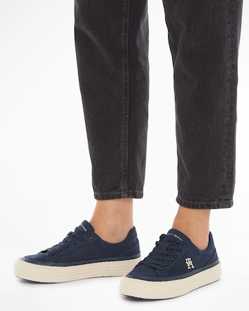 TOMMY HILFIGER Platform trainers in Blue: front