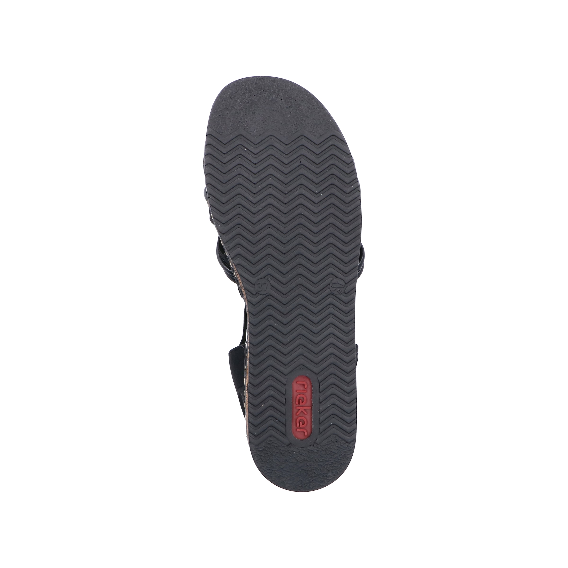 Rieker Sandale in Schwarz