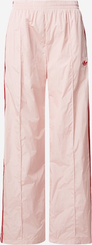 rožinė ADIDAS ORIGINALS Laisvas Kelnės: priekis