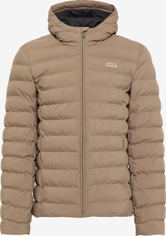 ICEBOUND Winter Jacket in Brown: front