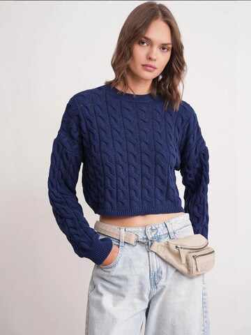 Pullover 'Pullover' di MixRay in blu: frontale