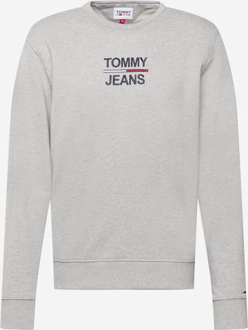 Tommy Jeans Sweatshirt in Grey: front