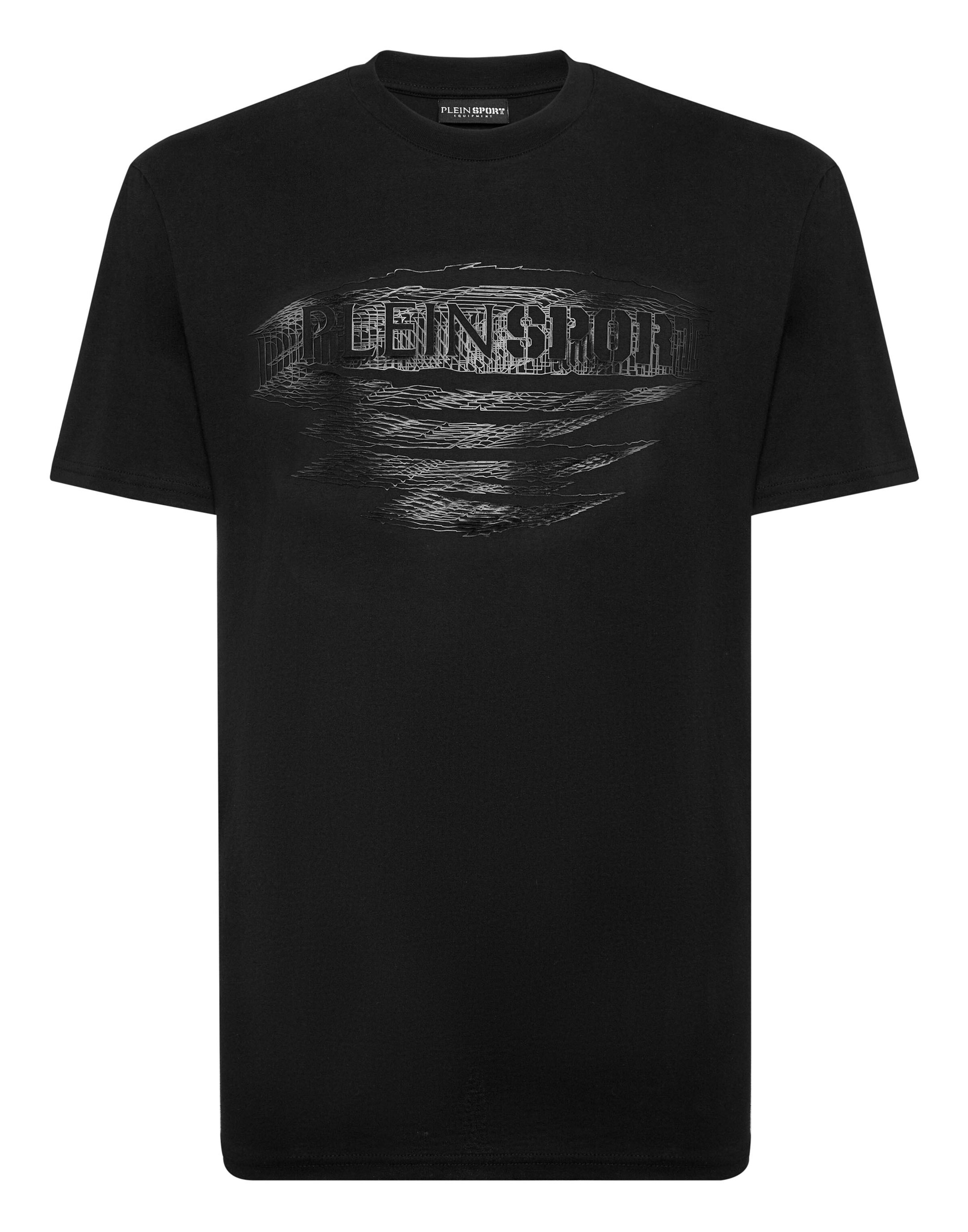 T-Shirt Plein Sport en noir : devant