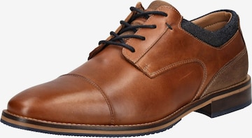 BULLBOXER Lace-up shoe in Brown: front